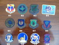 Set 3 Parches Insignias Textiles Usaf Fuerza Aérea Usa #1