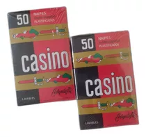 Naipes De Casino Estilo Español 50 Plastificados En Stock.