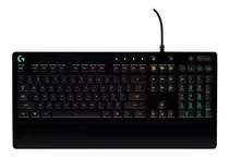 Teclado Gamer Logitech G Serie G Prodigy G213 Qwerty Inglês Us Cor Preto Com Luz Rgb