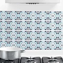 Papel Tapiz Pared Cocina Cenefa Mosaico Adherible 