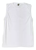 Musculosa Lisas Modal Unisex P/sublimar T. 1 Al 5 Pack X 10