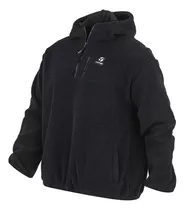 Buzo Con Capucha Topper Hoodie 1/2 Zip Negro Hombre