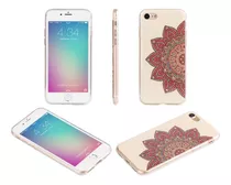 Estuche Silicona Diseños De Mandalas Para iPhone 7 / 8 Plus