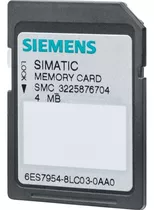 Simatic S7 Memory Card 4mb Mmc 6es7 954-8lc03-0aa0 Siemens