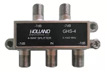 Splitter 3 Salidas Holland Ghs-3 1 De 3.5db, 2 De 7db
