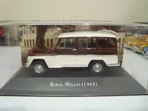 Miniatura Rural Willys 1968 1/43 Carros Inesquecíveis #2b06