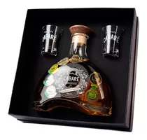 Kit Cachaça Cabaré Extra Premium 700ml Envelhecida 15 Anos