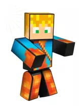 Bonecos Minecraft Articulado Original Lopers 25cm+brinde