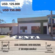 Vendo Amplio Local Comercial De 150 M2 Sobre Avenida Irrazábal, Encarnación