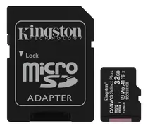 Kingston Micro Sd 32 Gb Clase 10 Celular 80mbs - Tcs