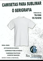 Camiseta Para Campaña Publicitaria