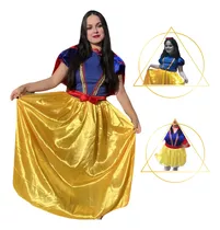 Fantasia Princesa Branca De Neve Adulto Luxo O Melhor