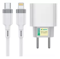 Carregador + Cabo Usb-c 20w Para iPhone 11 12 13 Pro Max Pd