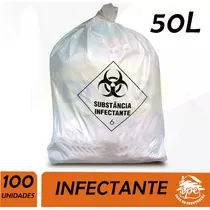 Saco De Lixo Infectante 6 Hospitalar Residuo 50l C/100 Un
