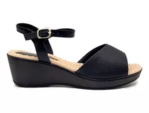 Sandalias Mujer De Vestir Taco Chino Confort Liviana Clasica