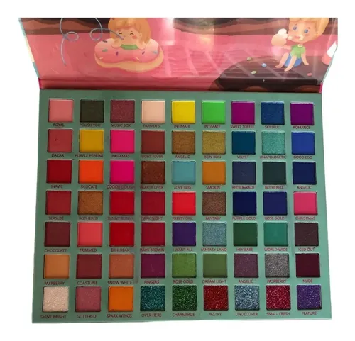 Paleta De Maquillaje 54 Colores Naked Tencoco Bonita MercadoLibre