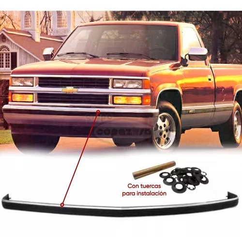 Moldura Defensa Delantera Chevrolet Cheyenne Silverado 88 98 Cuotas