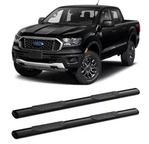 Estribo Lateral Ford Ranger 2013 A 2021 Plataforma Preto