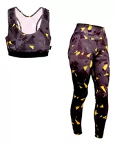 Conjunto Calza Larga+ Top Deportivo Gym Trainning Funcional