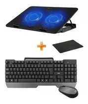 Kit Suporte Apoio Base Notebook 17  + Teclado E Mouse S/ Fio