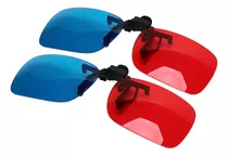 Lentes 3d Montables En Gafas Con Clip (2 Piezas)