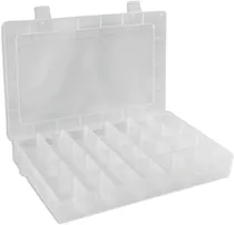 Caja Transparente Organizadora 28 Divisiones 35x22x5 Cms 