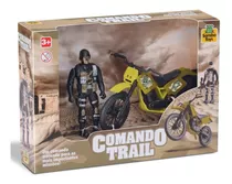 Moto De Brinquedo Com Boneco Infantil Militar Soldado Menino