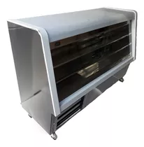 Vitrina Mesón Refrigerado 1,5 Mt  Int De Acero Inox Lacteos