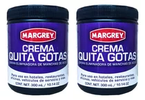 Crema Quita Gotas Vidrio Ventanales 300ml Margrey (2 Piezas)