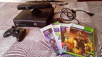 Xbox360 S Controle S/fio Kinect +27 Jogos Digitais+4 Físicos