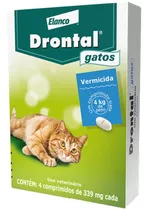 Vermífugo Drontal Gatos Até 4 Kg Com 4 Comprimidos Bayer