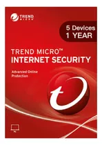 Trend Micro Internet Security 5 Disp 1 Ano Envio Rápido 