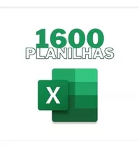 1600 Planilhas Em Excel 100% Editável Super Pacotão