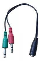 Cable Adaptador Audio, Mic + Auricular Noga Ax-3.5a2