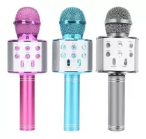 Micrófono Con Bluetooth Cornetas Inalámbrico Para Karaoke