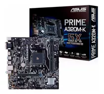 Motherboard Asus Prime A320m-k Am4 Ddr4 Usb 3.0 Hdmi A320