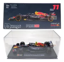 Red Bull Rb18 Sergio Pérez #11 Acrílico F1 2022 1/43 Burago