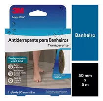 Fita Antiderrapante Safety Walk Banheiro 50mm X 5m