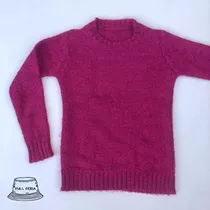 Sweater Fucsia De Piel De Mono