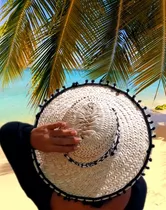 Sombreros De Palma Playeros Decorados 