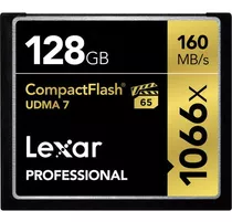 Tarjeta De Memoria Lexar 128gb Compactflash 1066x Udma