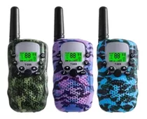 Walkie Talkie Juguete Radio Camuflaje Militar Kit 3 Niños Po