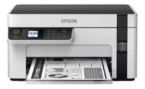 Impresora Multifunción Epson Ecotank M2120 Con Wifi Blanca Y Negra 100v/240v Et-m2120