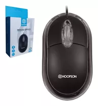 Mouse Óptico Usu Preto 1200 Dpi Ms-035p- Hoopson Cabo1,2 Mtr