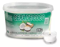 Cera De Coco Para Velas 100% Vegetal Vegana - 1 Kg