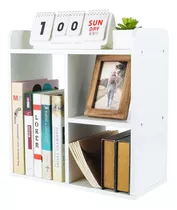 Mini Estante Porta Livros De Mesa Escritorio 45cm Em Mdf