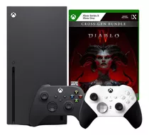 Console Xbox Series X Edição Diablo Iv + Controle Elite 2 Blue Pronta Entrega Nf Promoção 120 Fps