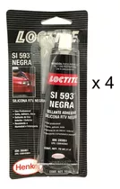 Silicón Loctite Negro Formador De Juntas 70ml (4 Piezas)