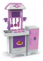 Cozinha Completa Rosa Sem Agua - Magic Toys - 8070