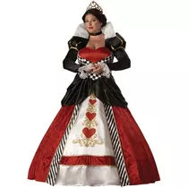 Disfraz Reina De Corazones Para Mujer Talla: 2x Halloween